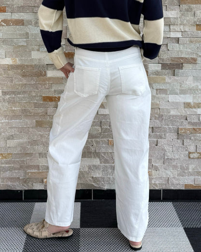 Jeans ISABELLA O-Shape in Offwhite