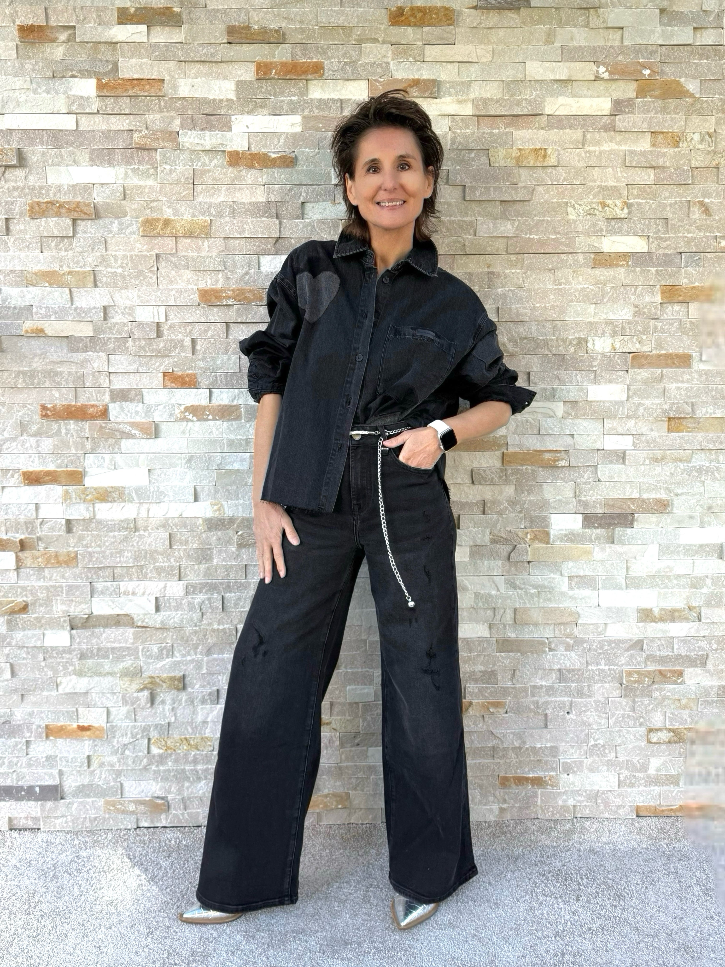 Jeans KALEA in ebony black wash