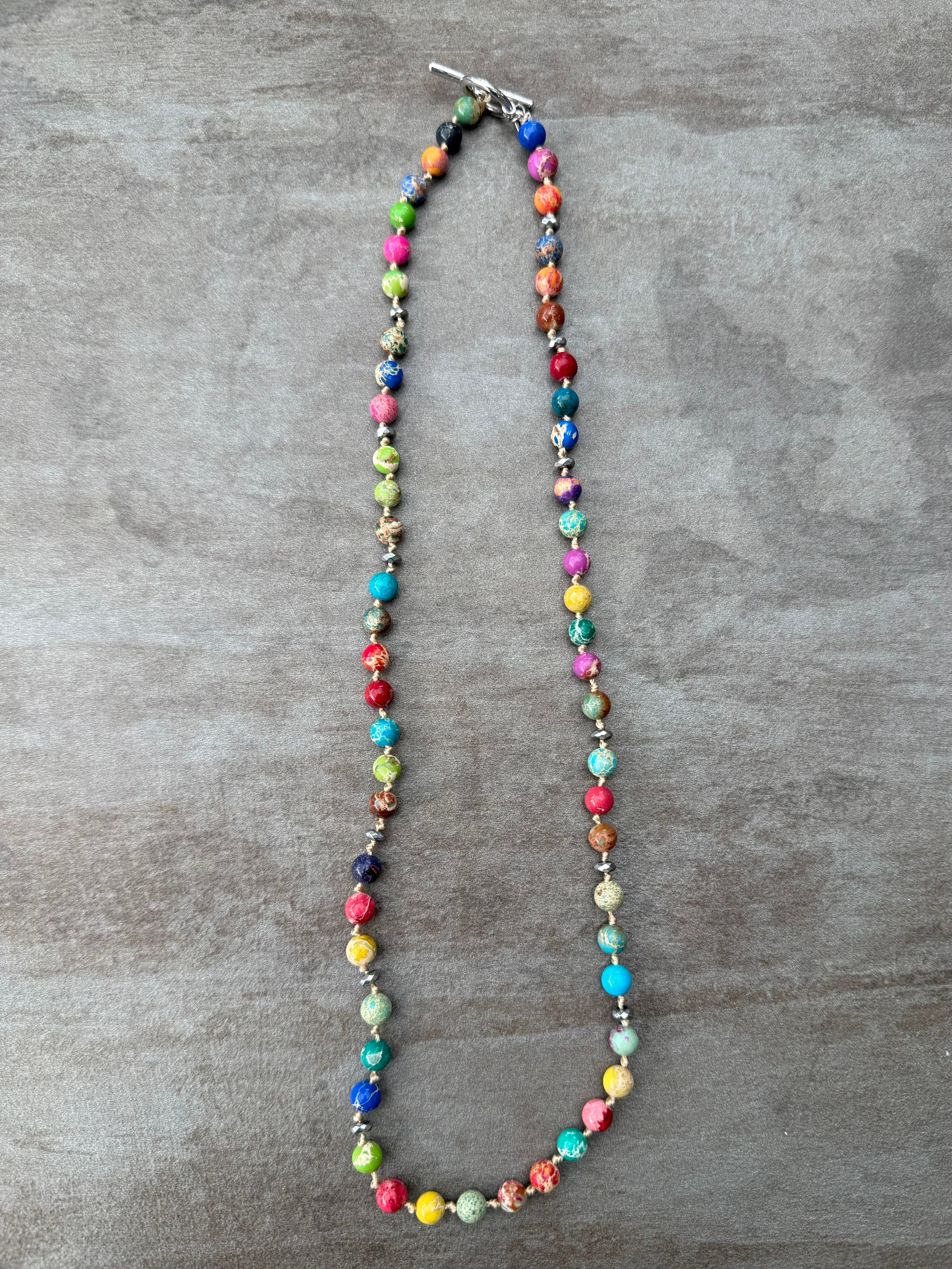 Perlen- Kette / -Armband JOY Mulit
