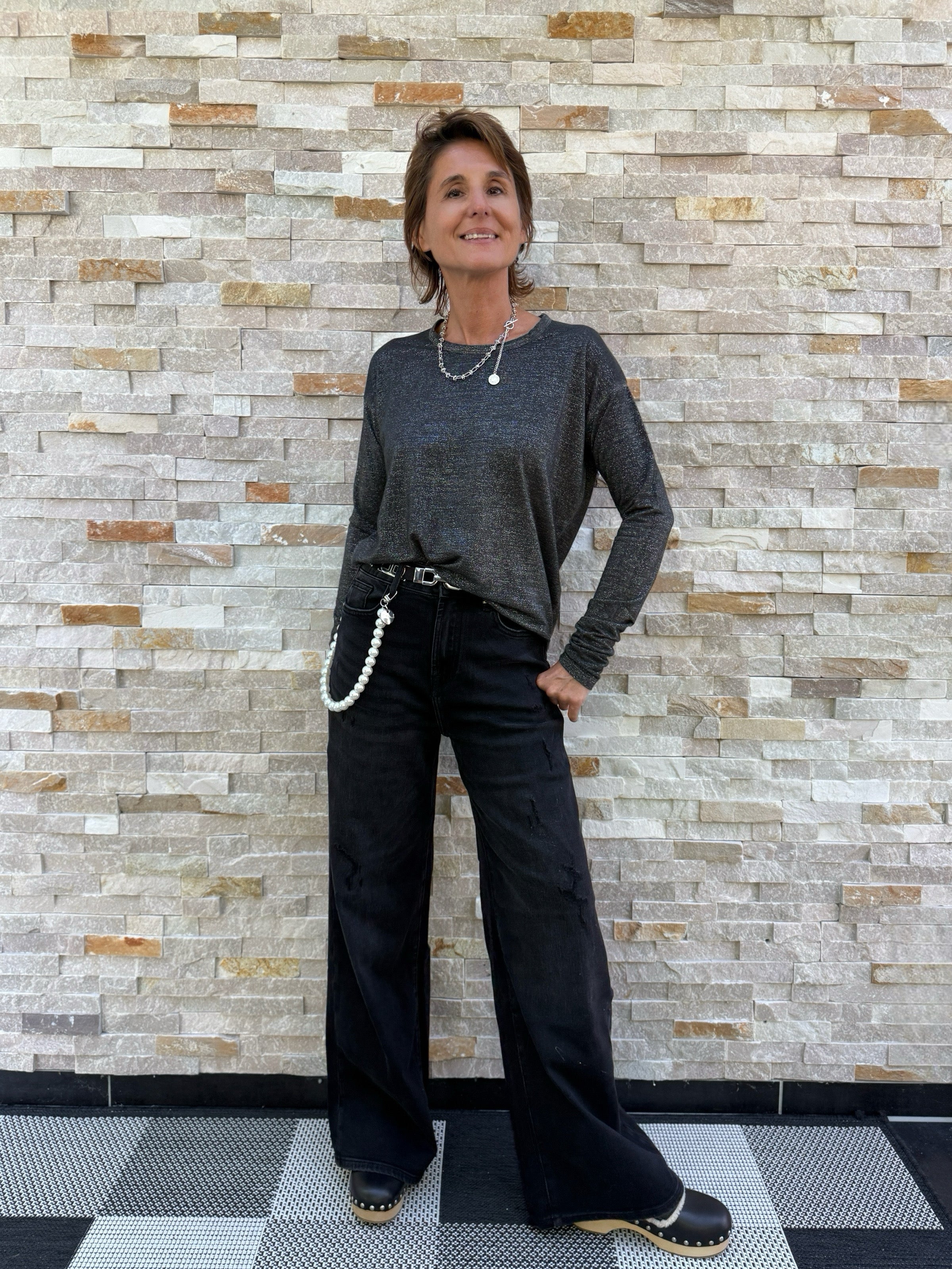 Jeans KALEA in ebony black wash