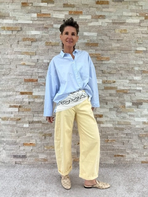 Nickituch Paisley in Offwhite mit Schwarz/Gold