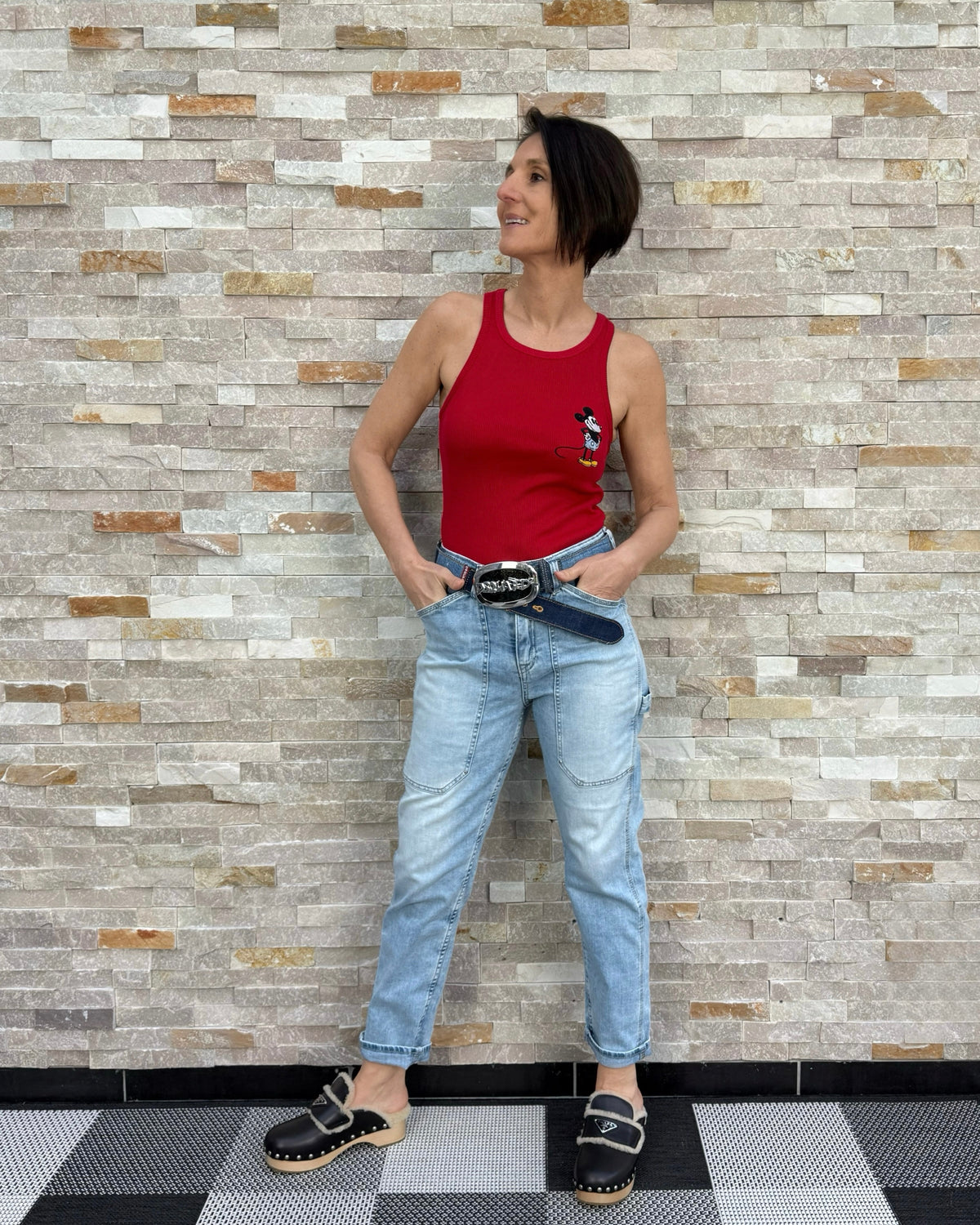 Jeans loose fit UNION light blue