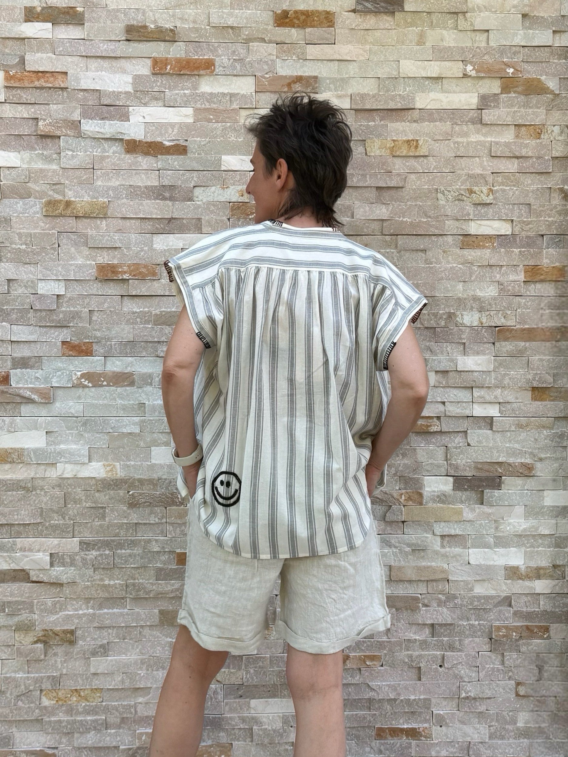Linen Bermudas OSCAR in Sand