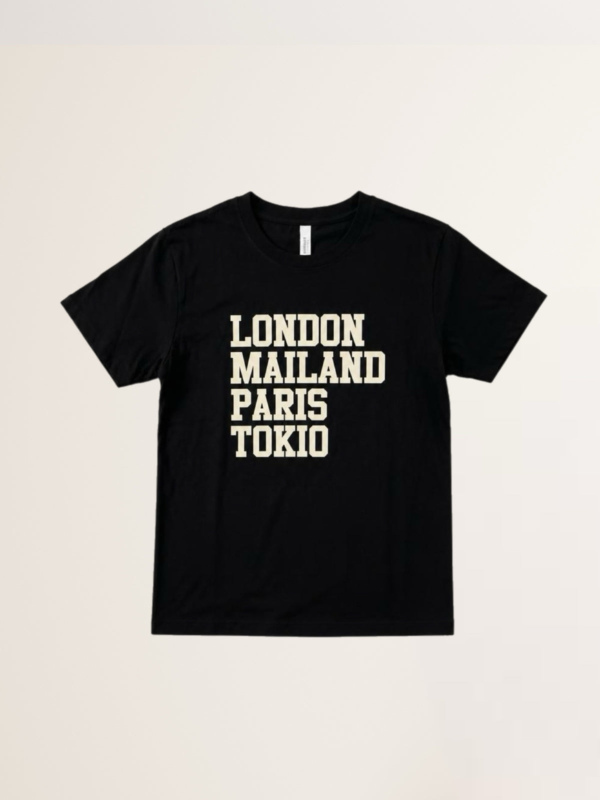 T-shirt with LONDON print in black