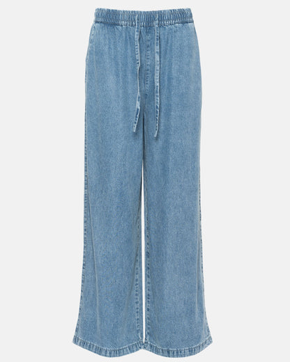 Wide Leg Hose SILKA in Jeans Optik Sunlight Blue
