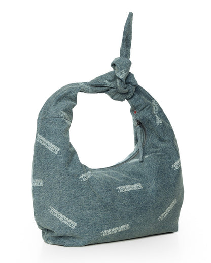 Hobo Bag MILDRED mit ER Logo Mittelblau
