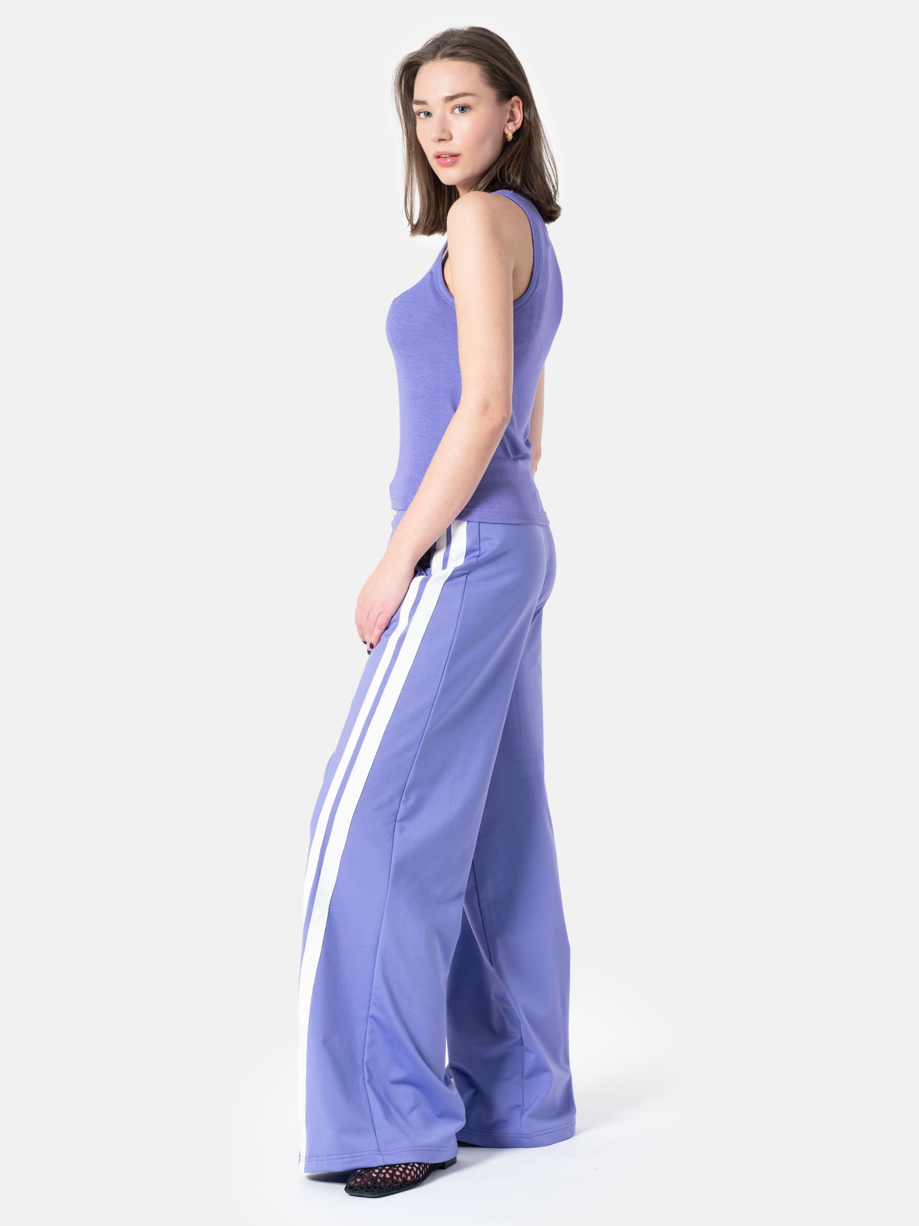Jogg Pant PENNI mit Streifen in Violet