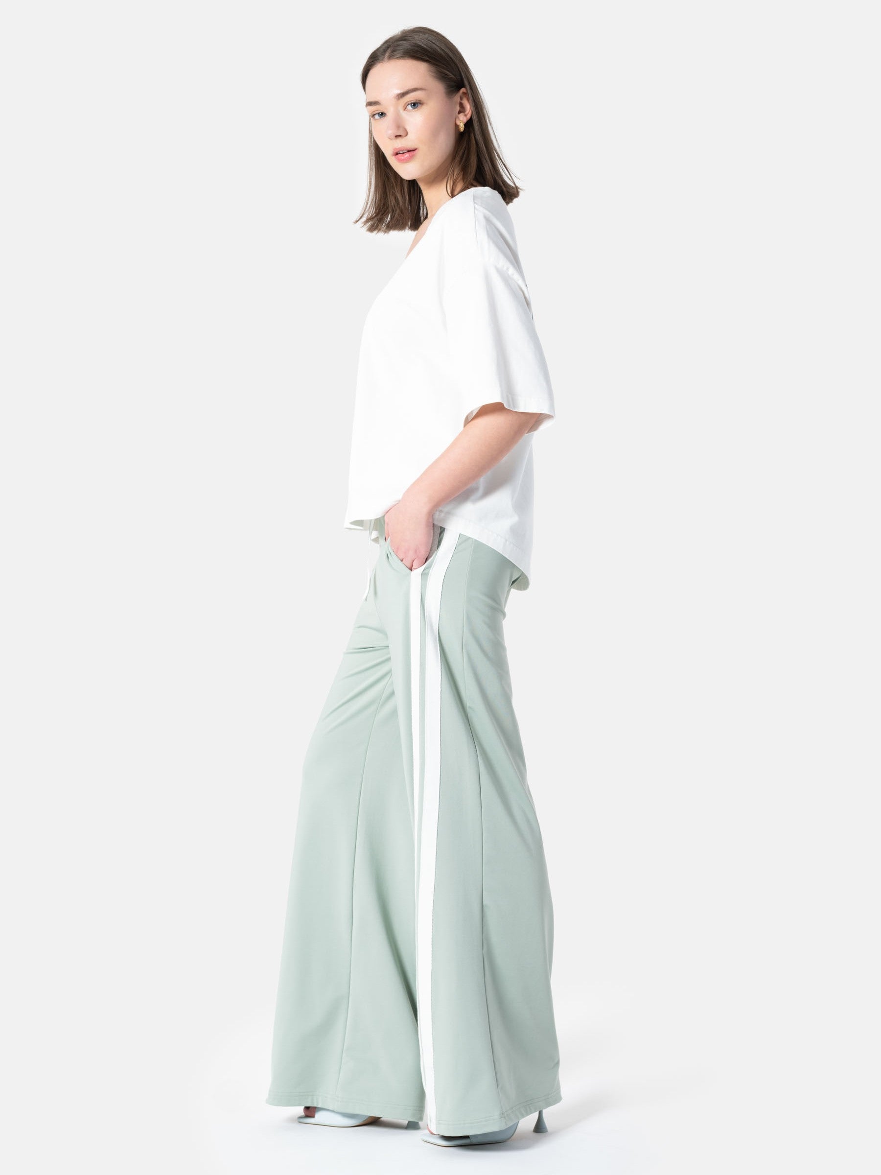 Jogg Pant PENNI mit Streifen in Aloe