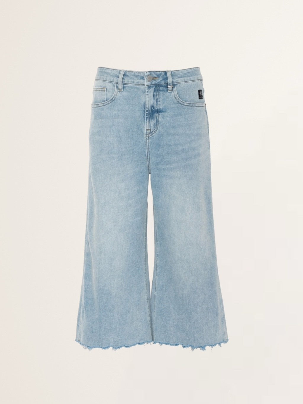 Jeans LINA Culotte / 7/8 wide Leg in hawaii blue