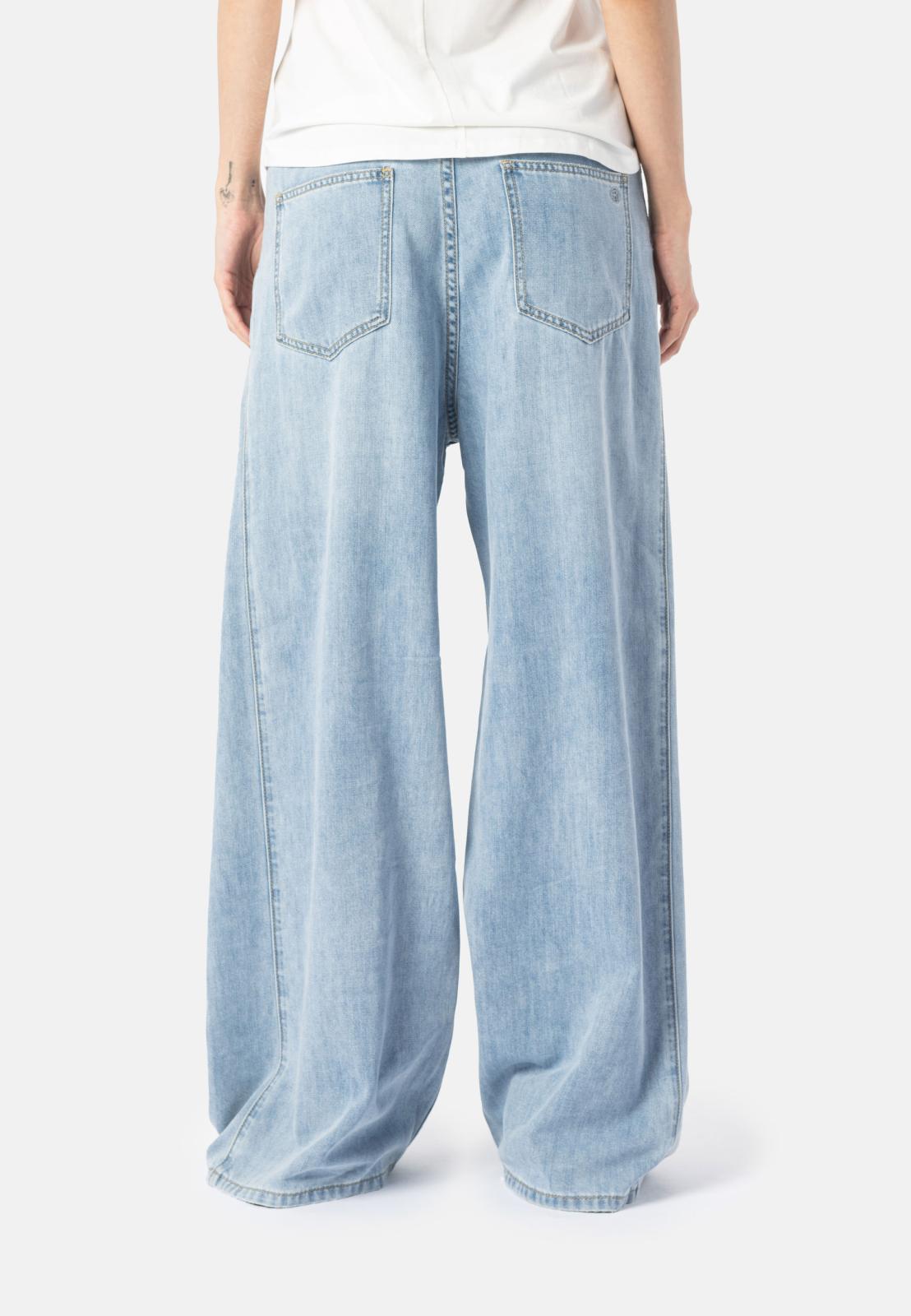 Wide Leg Jeans ER Eireen in Fence Blue