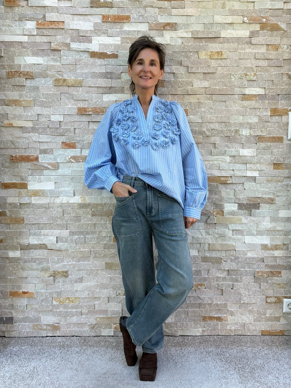 O-Shape Jeans ISABELLA dirty water blue