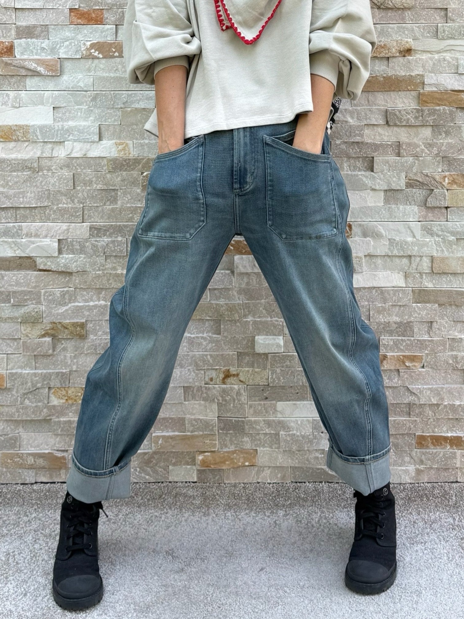 O-Shape Jeans ISABELLA dirty water blue