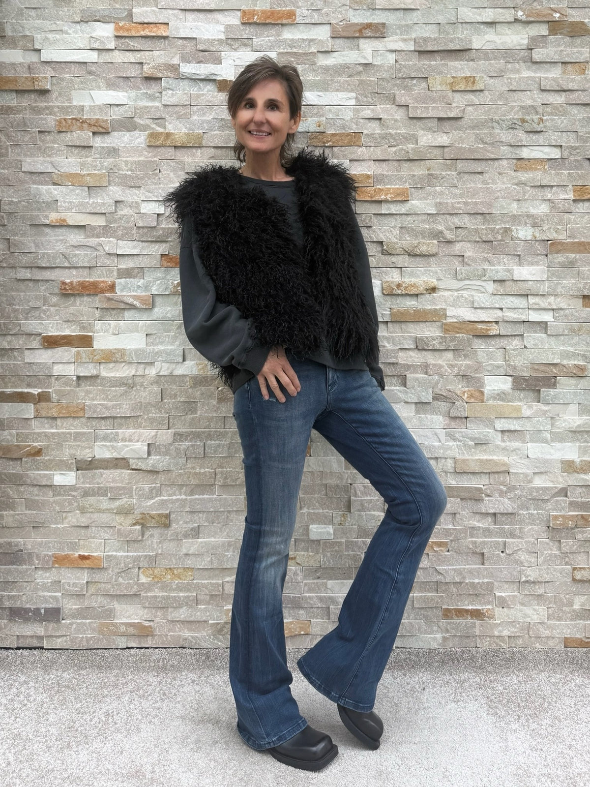 Bootcut Jeans KESIA in paradiese bluse