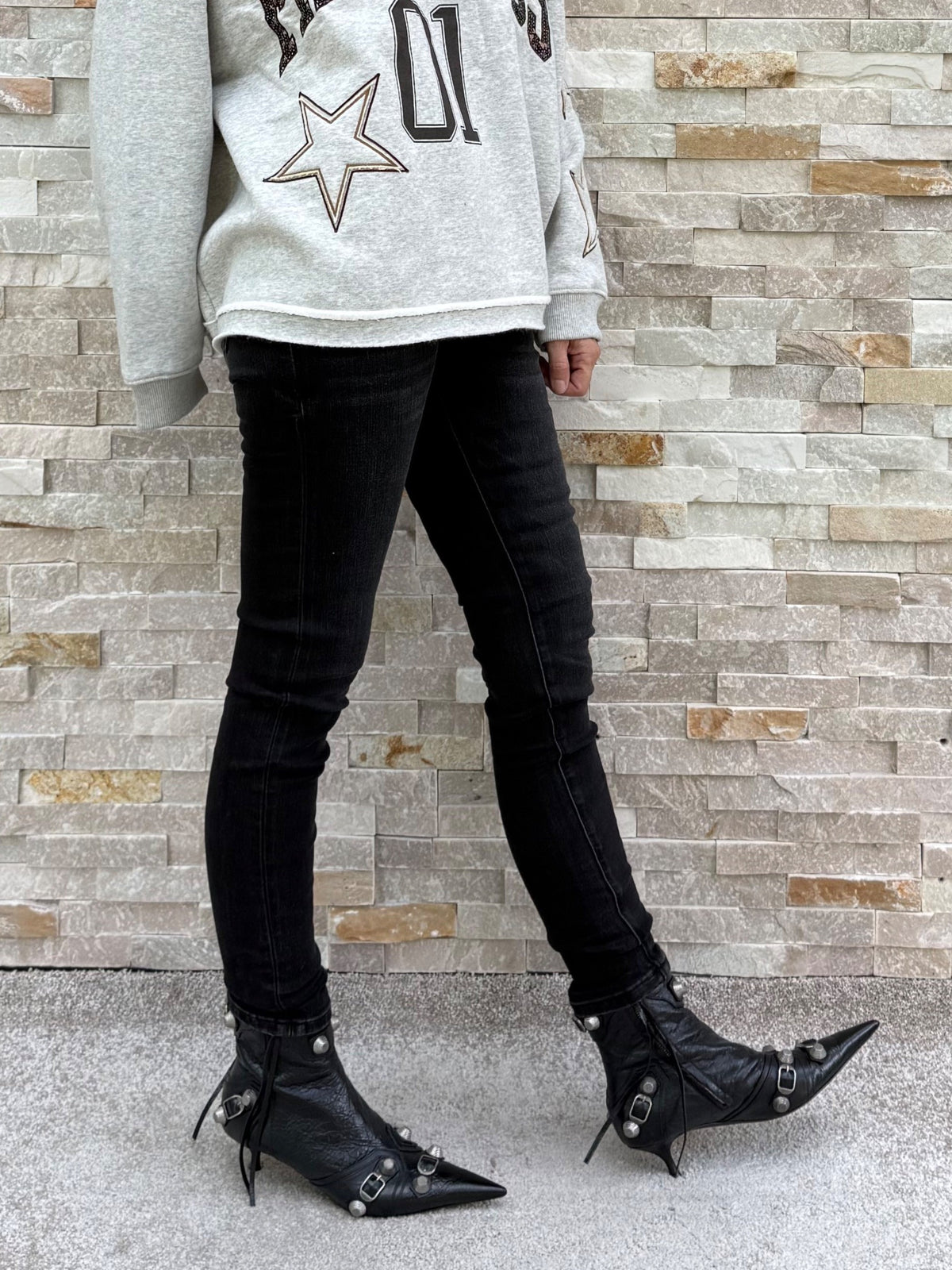 Skinny Jeans MANOU in Black