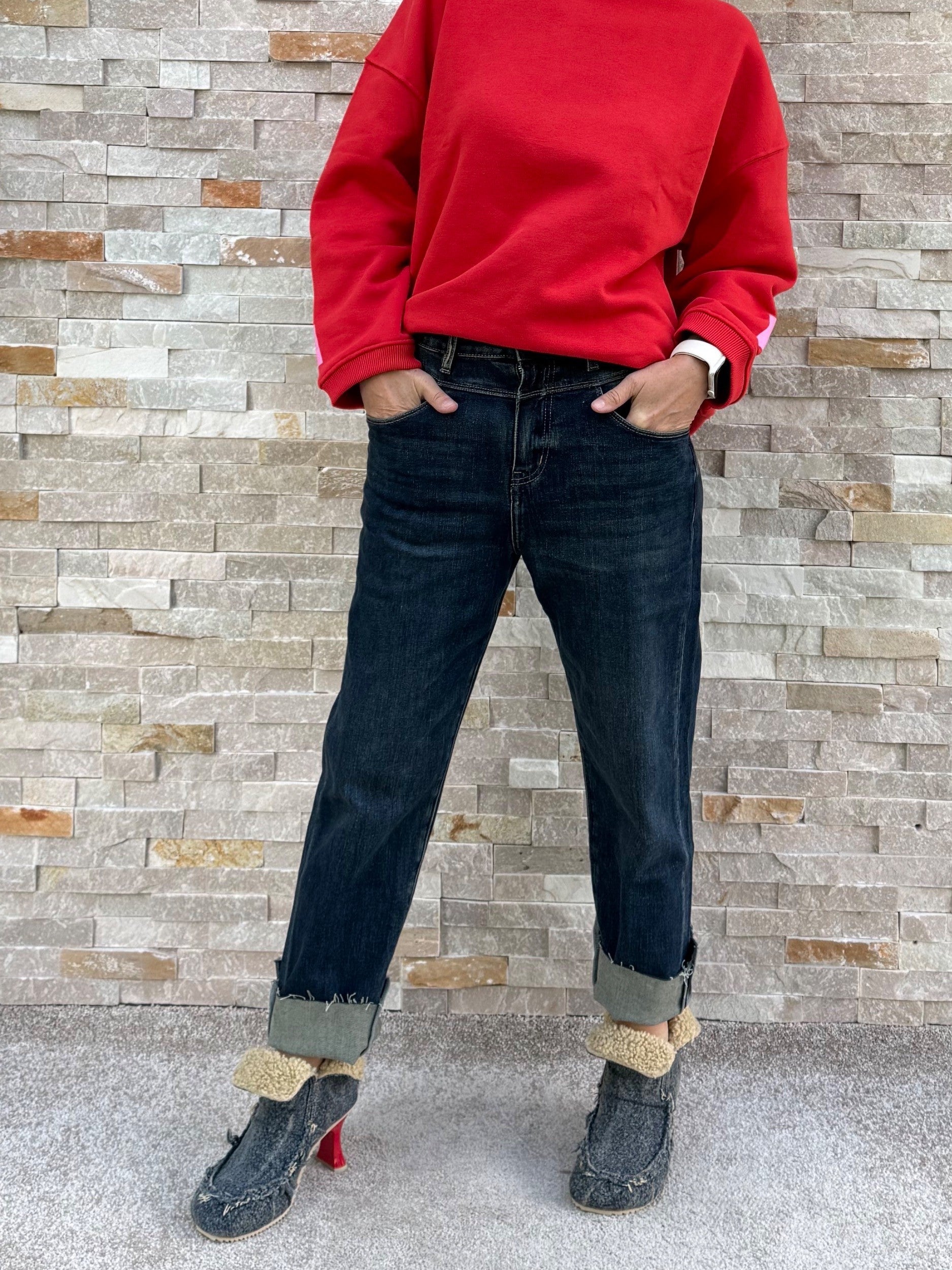 Jeans MIA Smile straight leg in domingo blue