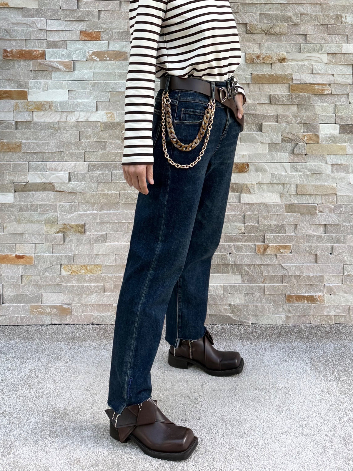 Jeans MIA Smile straight leg in domingo blue