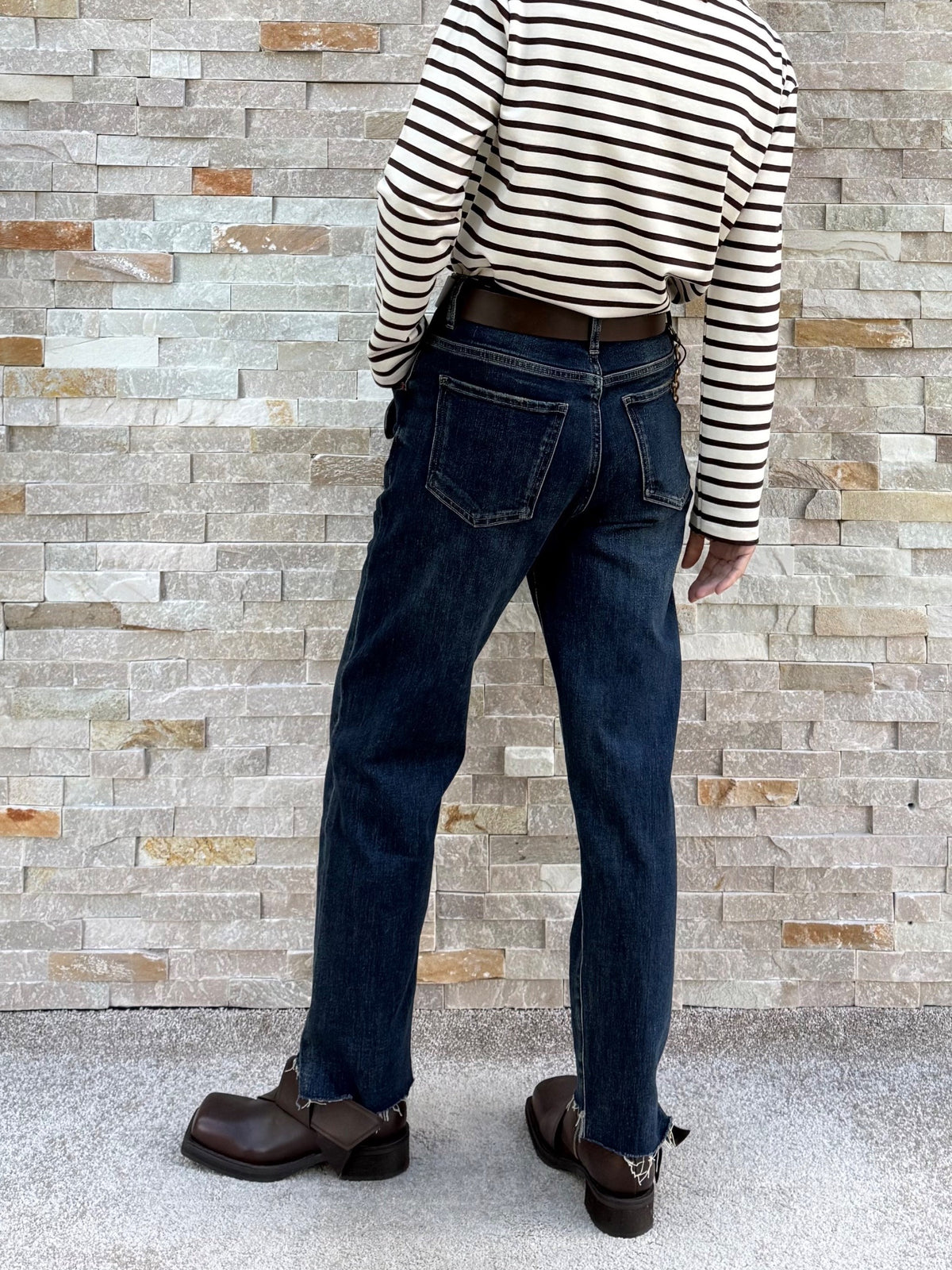Jeans MIA Smile straight leg in domingo blue