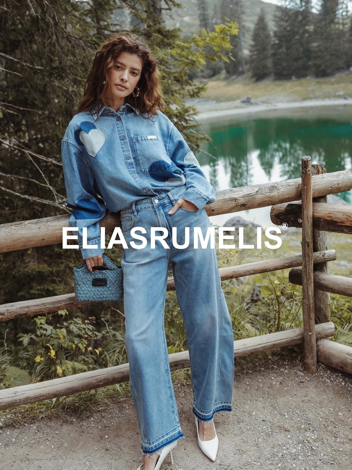Barrel Jeans NORALIE Contrast Denim Blue