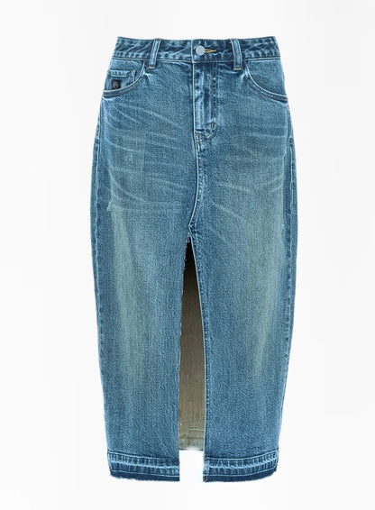 Midi Jeansrock RASMINE Used Blue