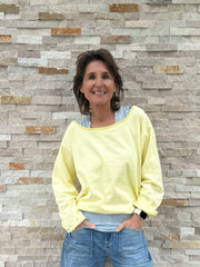 Oversized Sweatshirt WINIFRI in Vanilla