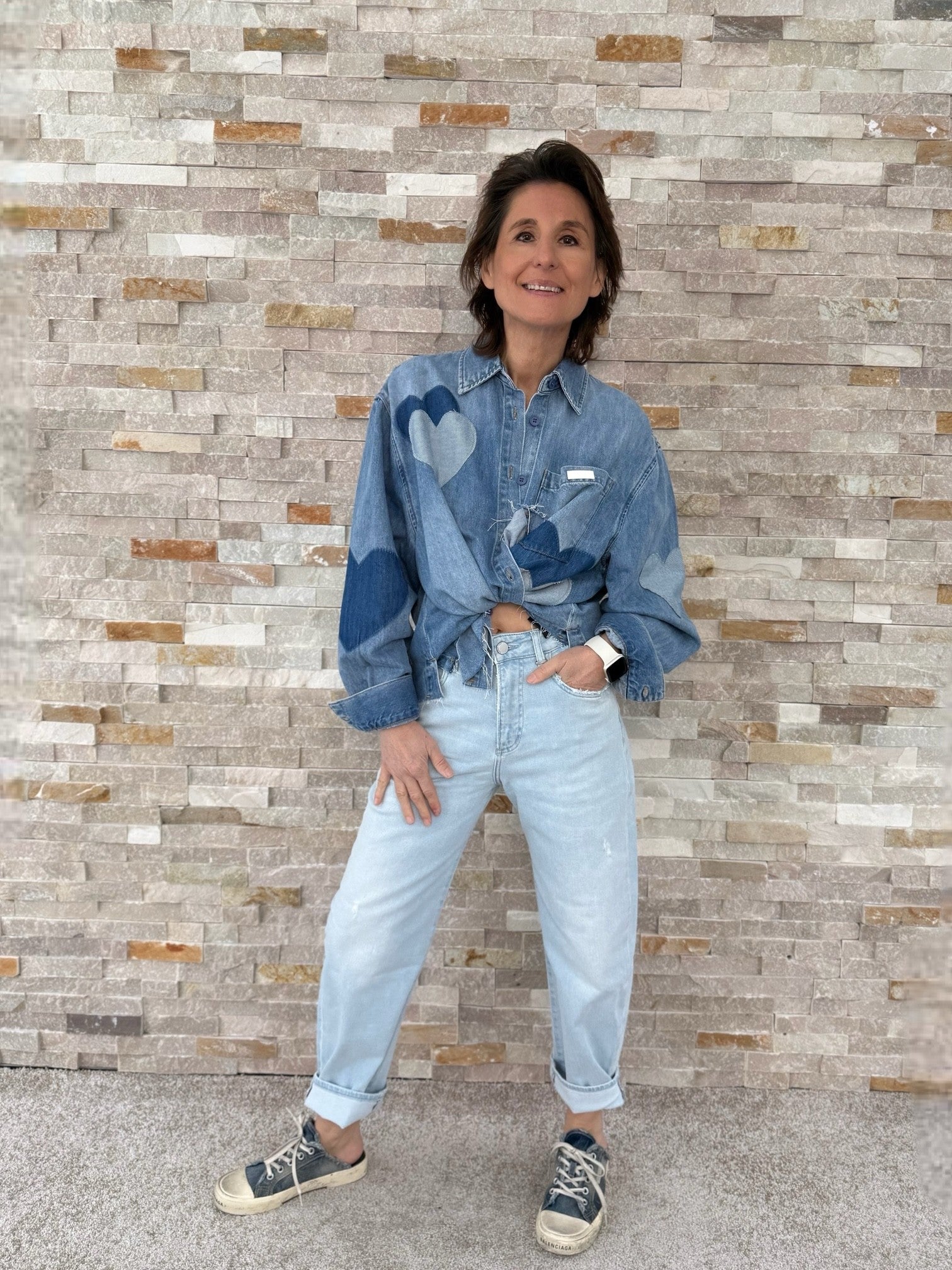 Yoana O-Shape Jeans isle blue / Hellblau