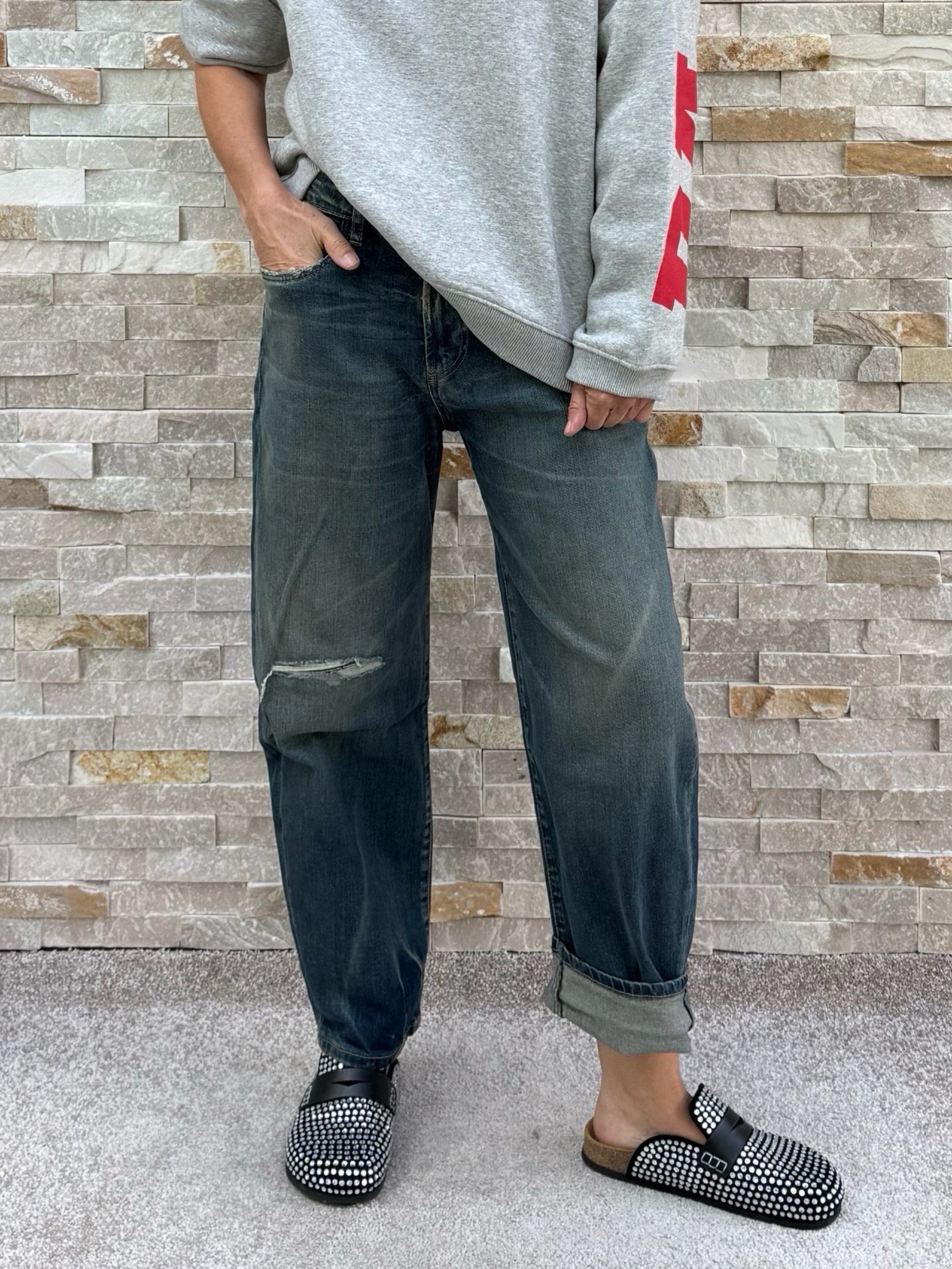 O-Shape Jeans YOANA in phantom blue