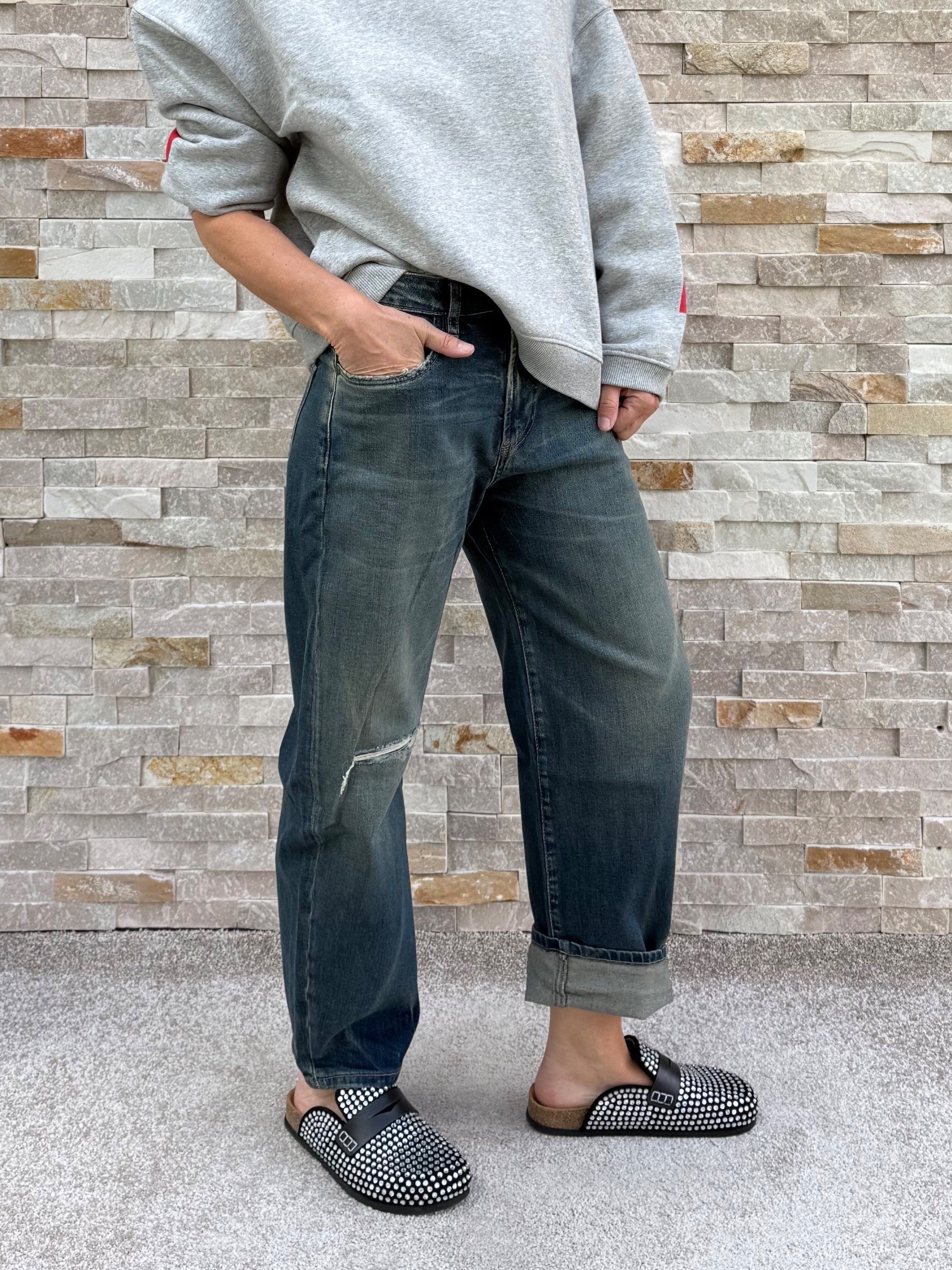 O-Shape Jeans YOANA in phantom blue