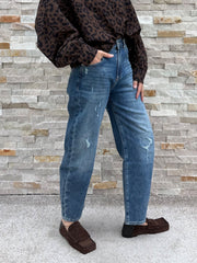 O-Shape Jeans YOANA in puerto blue