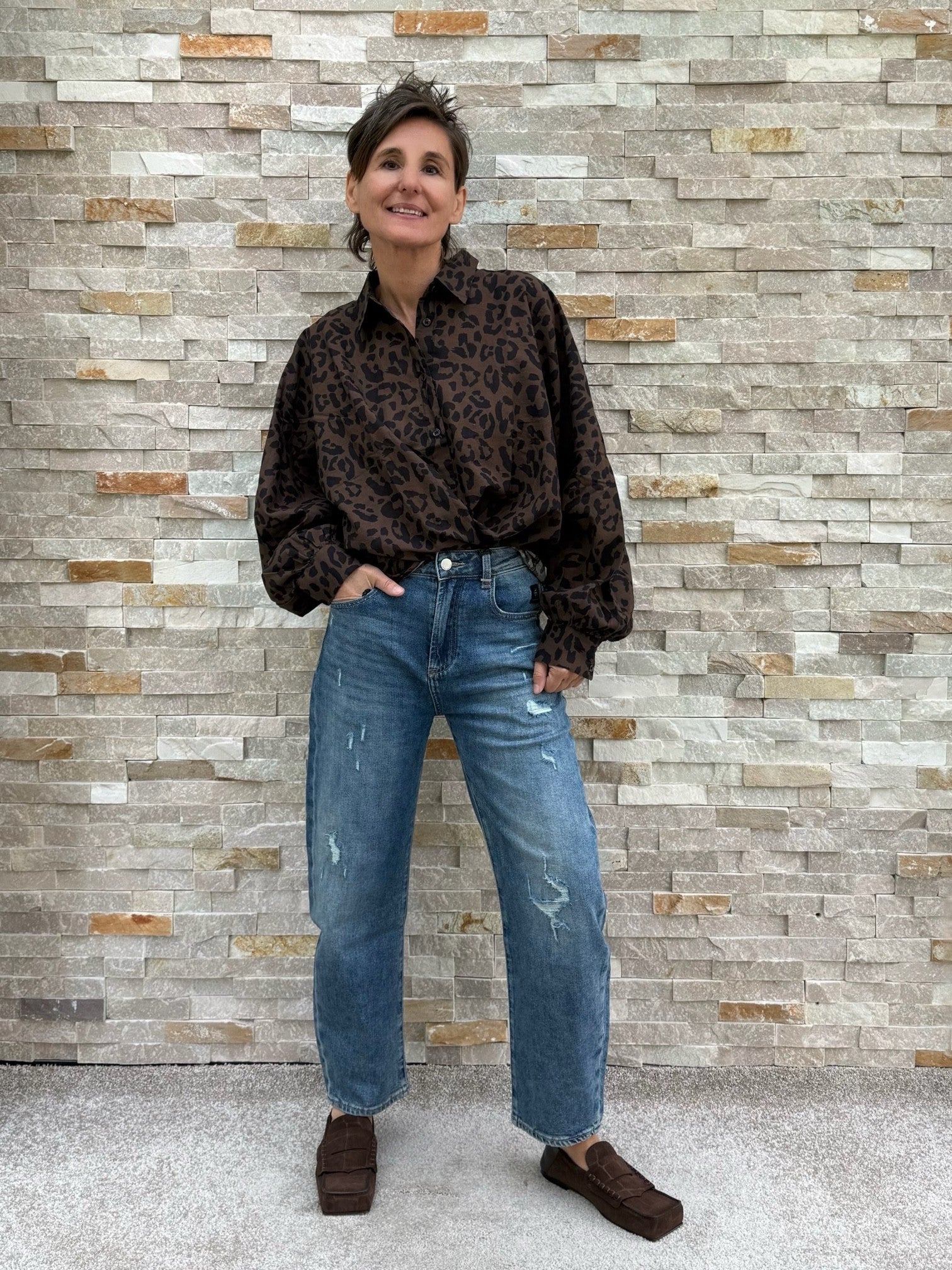 O-Shape Jeans YOANA in puerto blue
