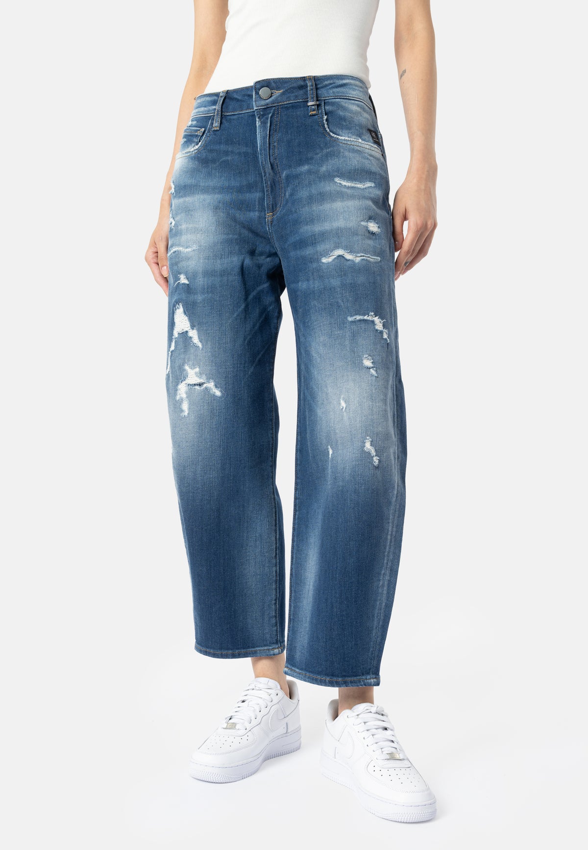O-Shape Jeans YOANA in Shine Blue