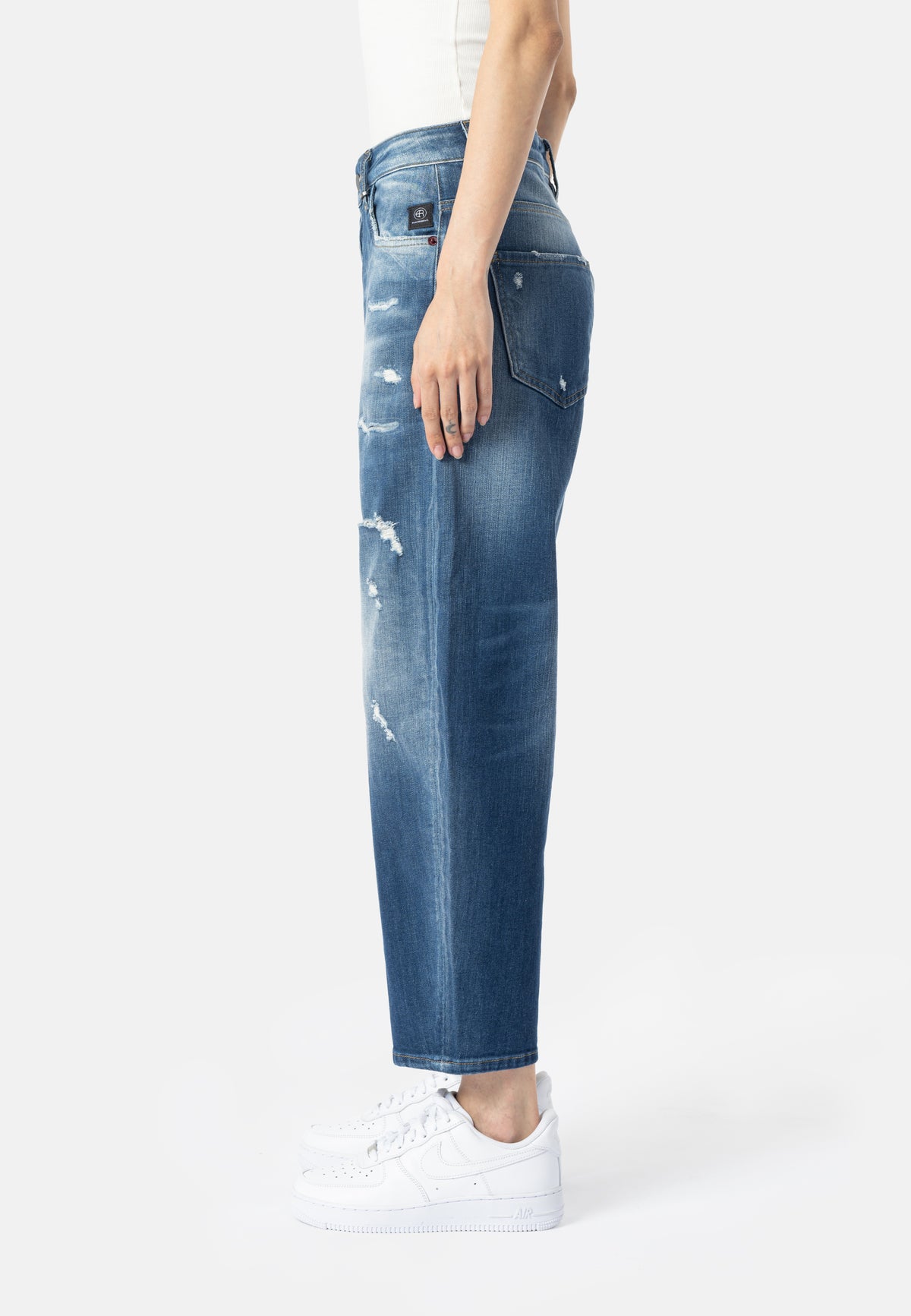 O-Shape Jeans YOANA in Shine Blue