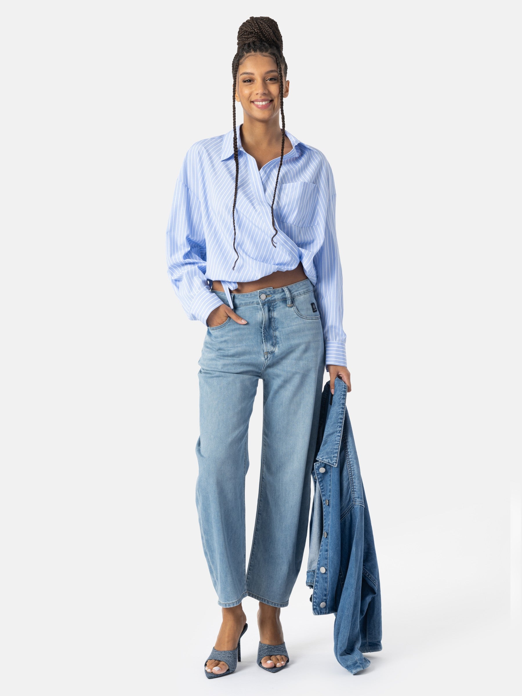 Jeans YOANA O-Shape in Spanish Blue