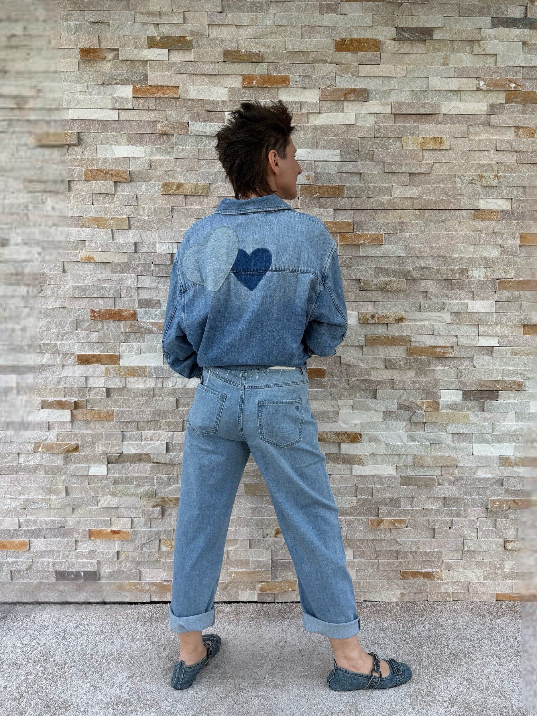 Jeans YOANA O-Shape in Spanish Blue