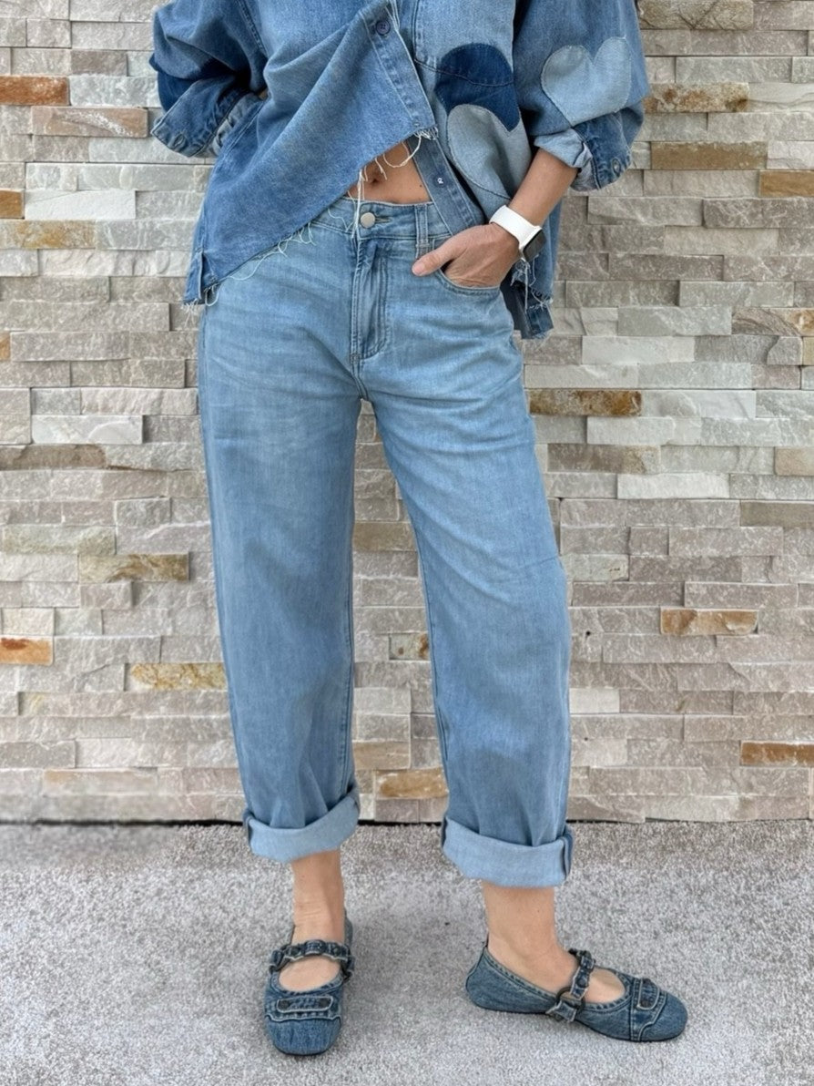 Jeans YOANA O-Shape in Spanish Blue