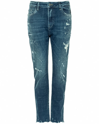 ZIVA loose Fit Jeans destroyed Origin Blue