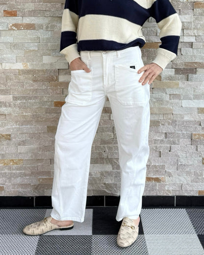 Jeans ISABELLA O-Shape in Offwhite