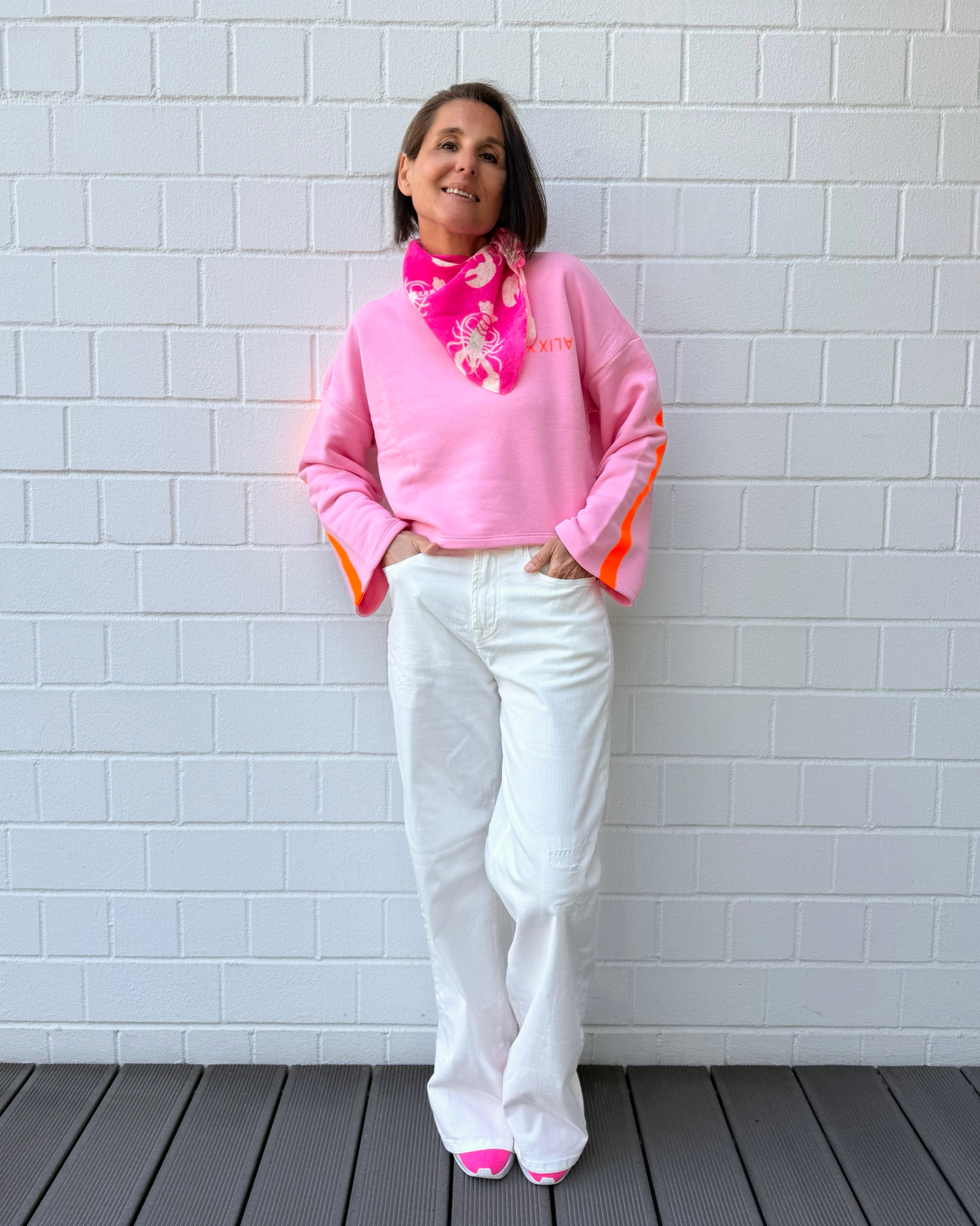 Cashmere Bandana Lobster Pink