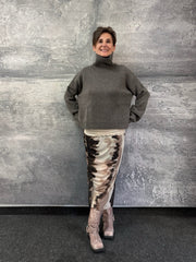 Kaschmir Pullover mit Stehkragen in MULL