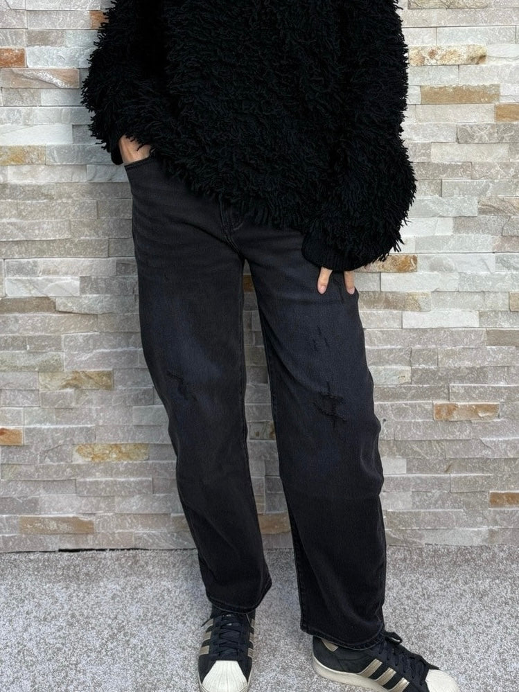 Jeans YOANA O-Shape Ebony Black Wash