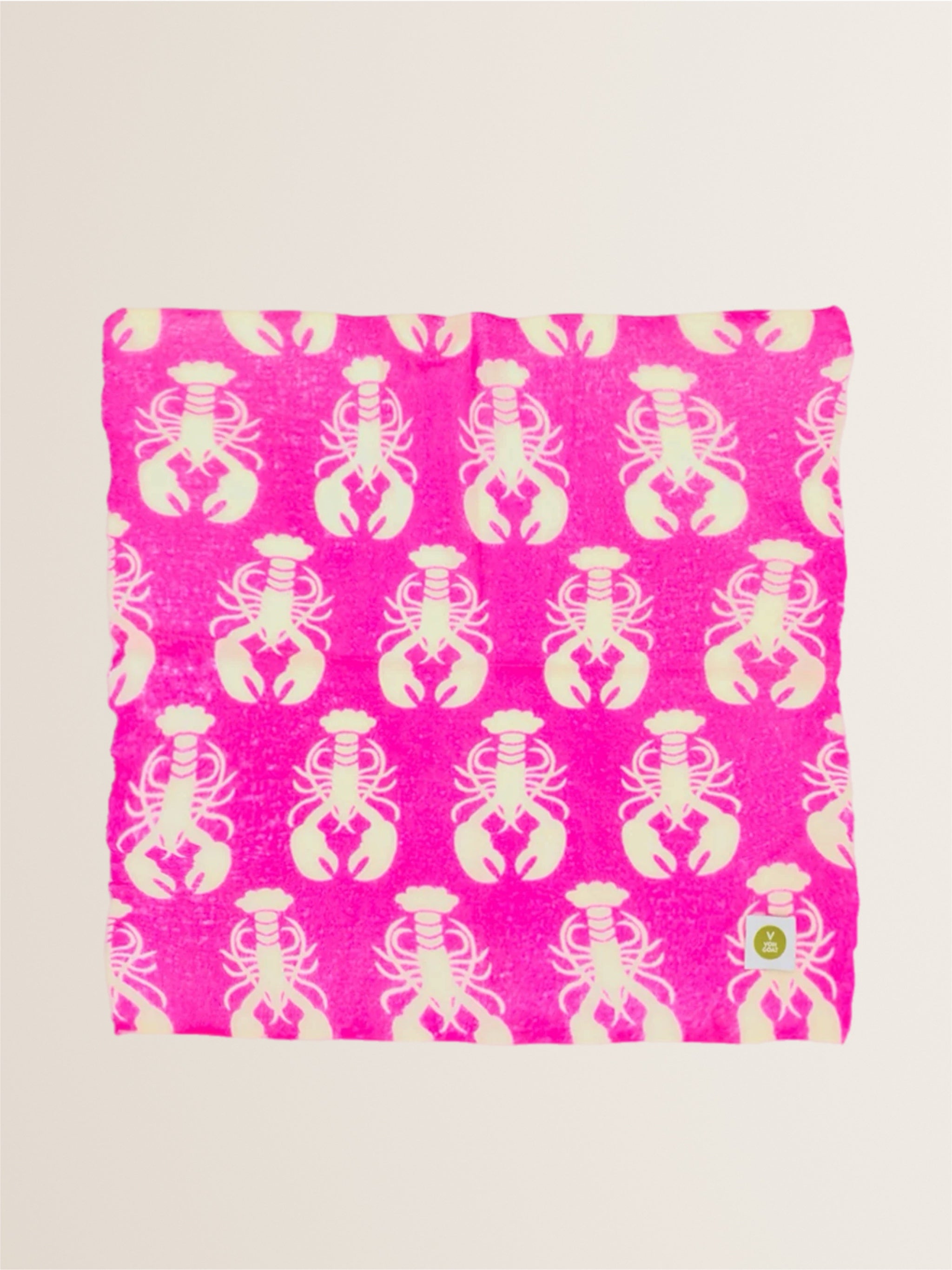Cashmere Bandana Lobster Pink