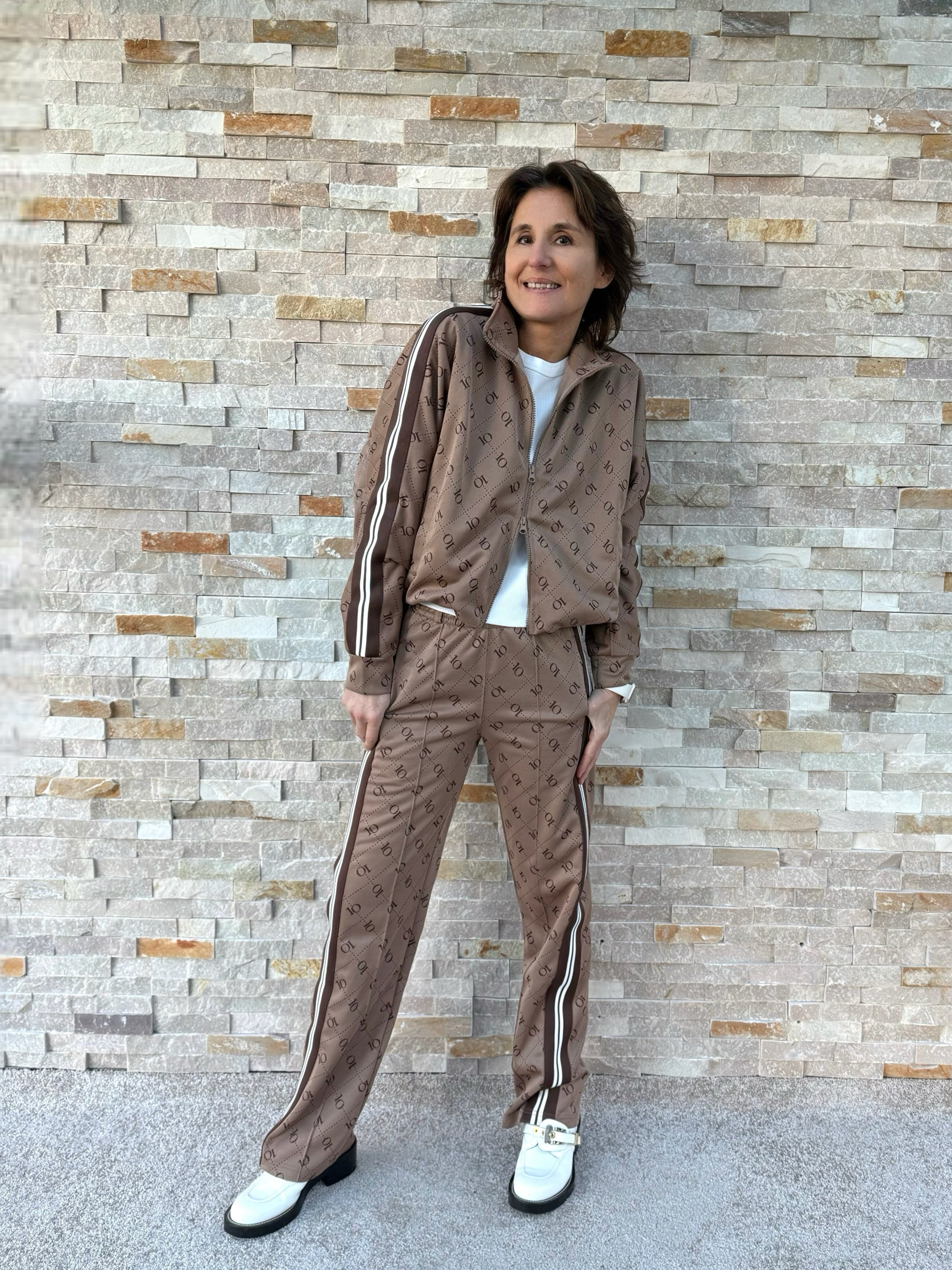 Blouson Track Jacket Monogram in Toffee