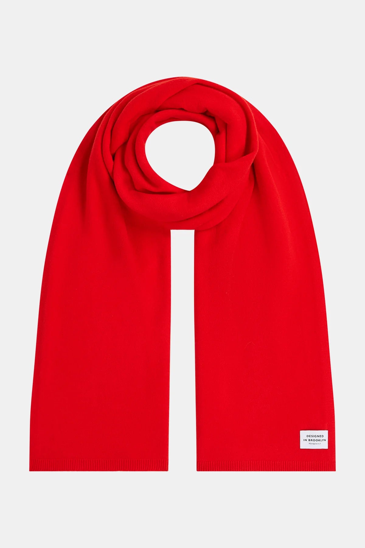 Großer Strickschal Tomato