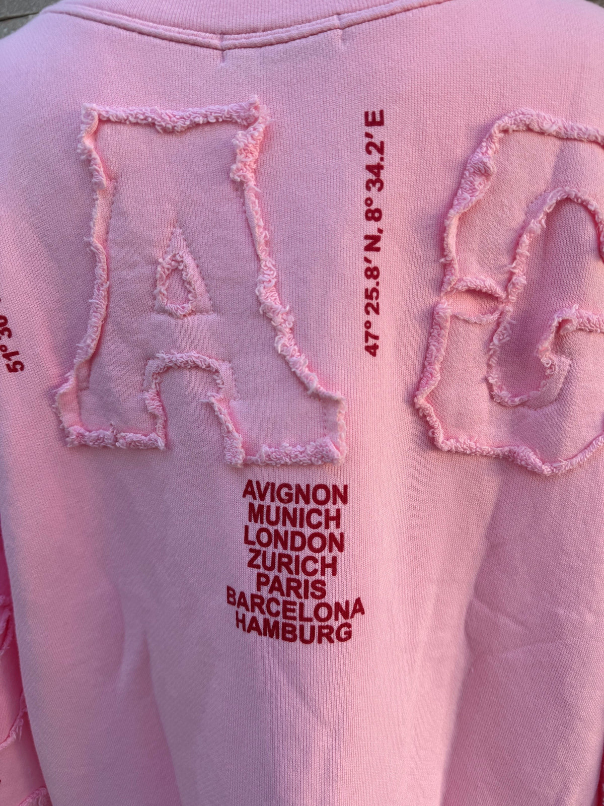 Oversized Sweatshirt SKY VOYAGING in Candy