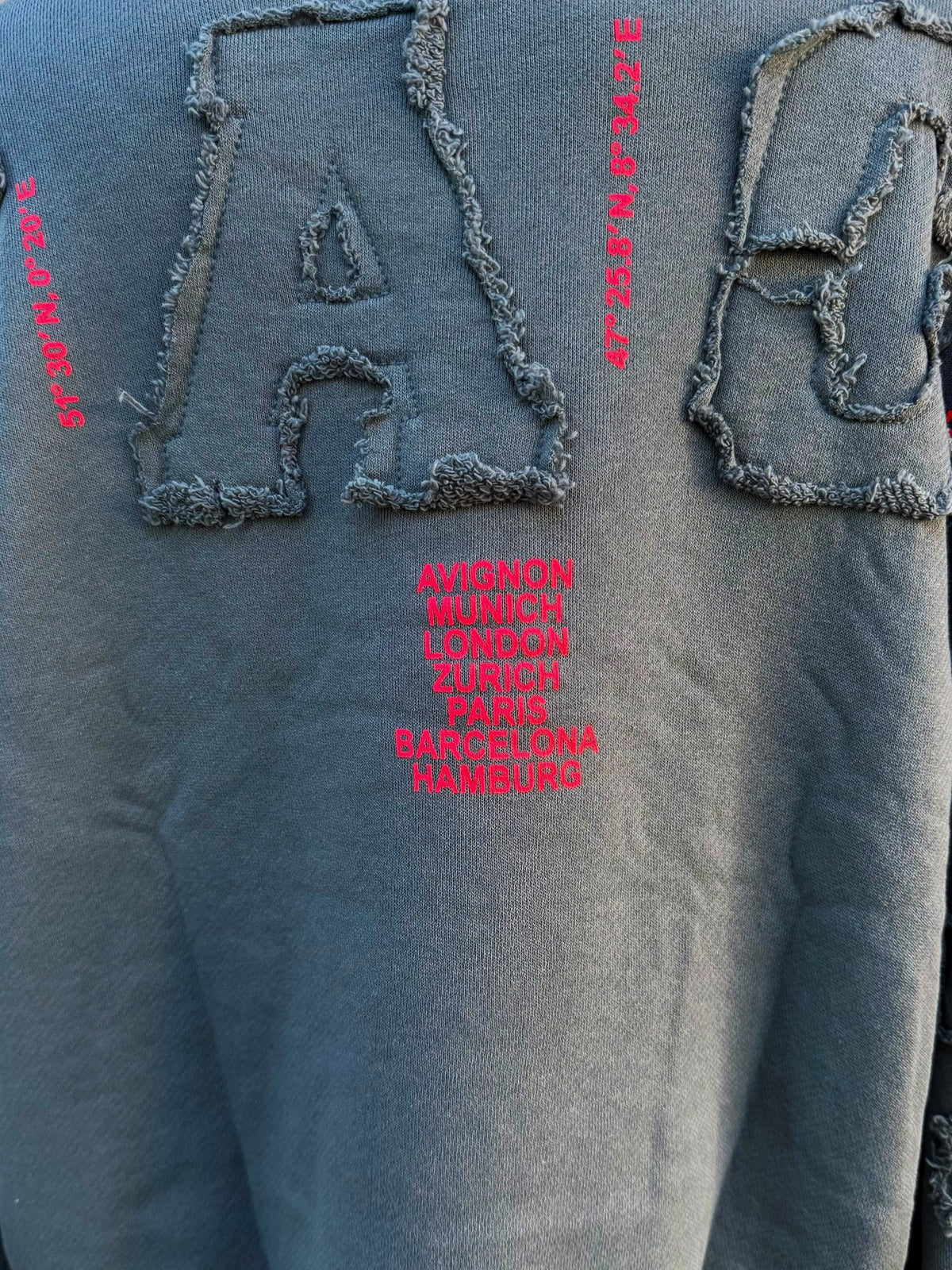 Oversized Sweatshirt SKY VOYAGING in Deep Sea