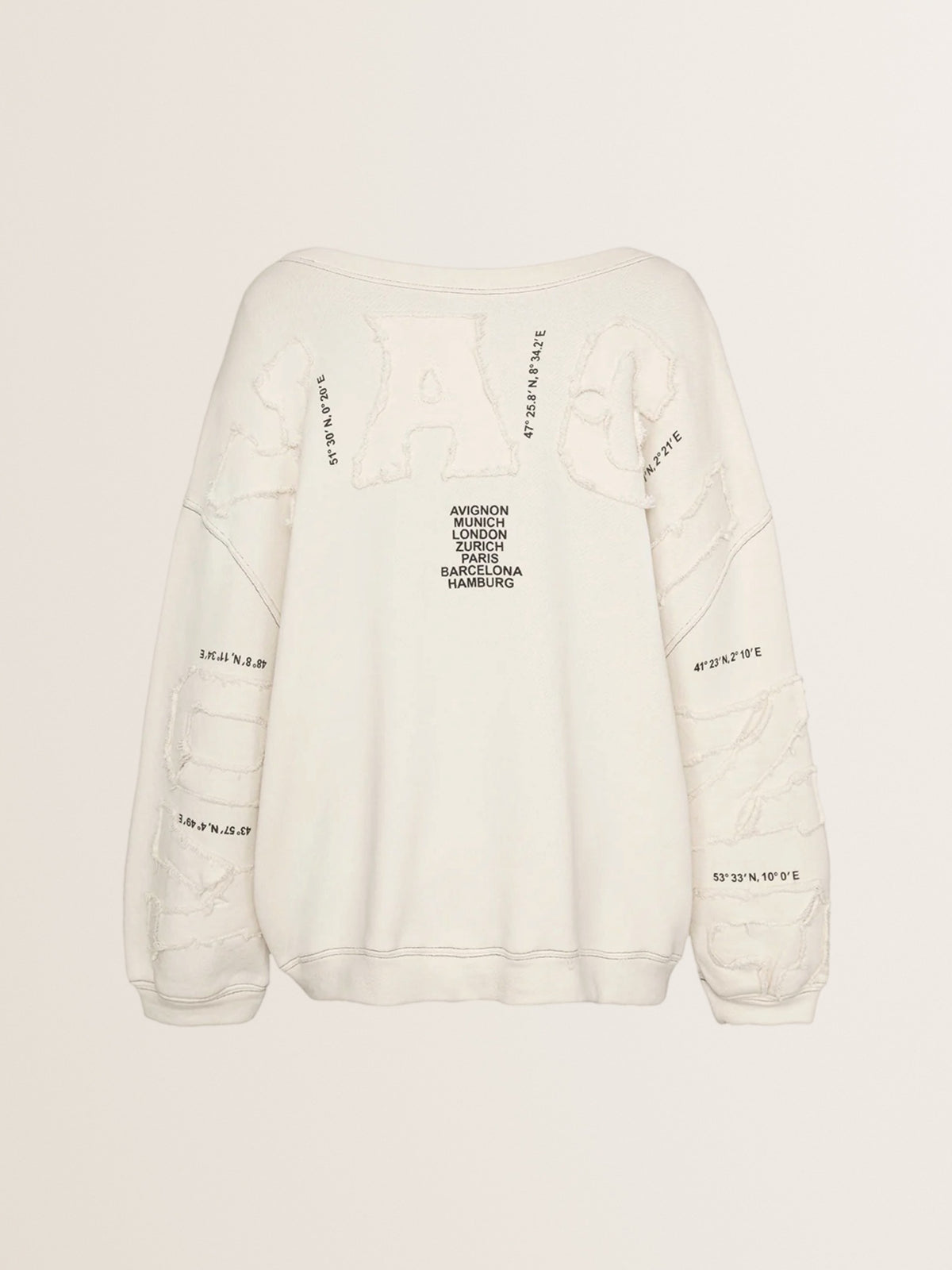 Oversized Sweatshirt SKY VOYAGING in Tofu