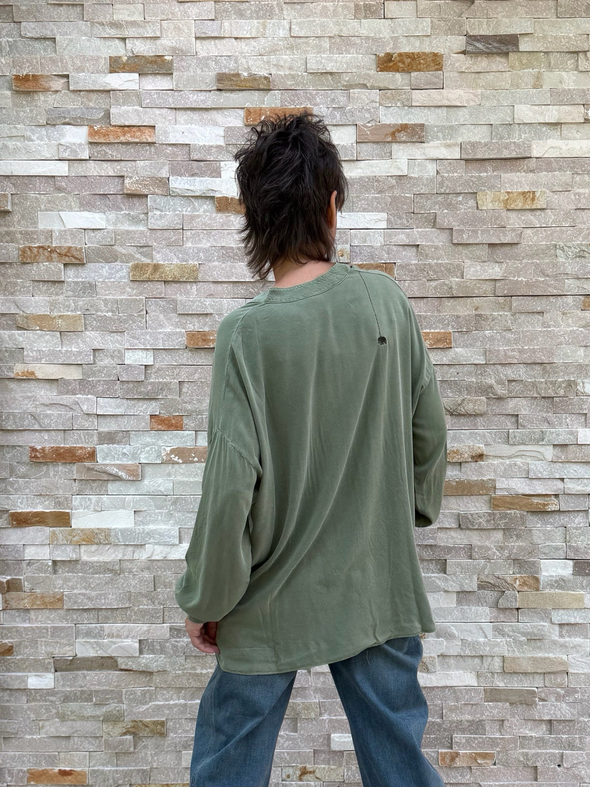 Viscose Blouse MARTY in thyme