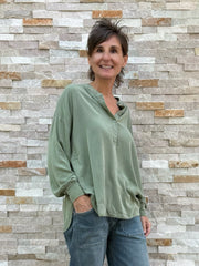 Viskose Bluse MARTY in thyme