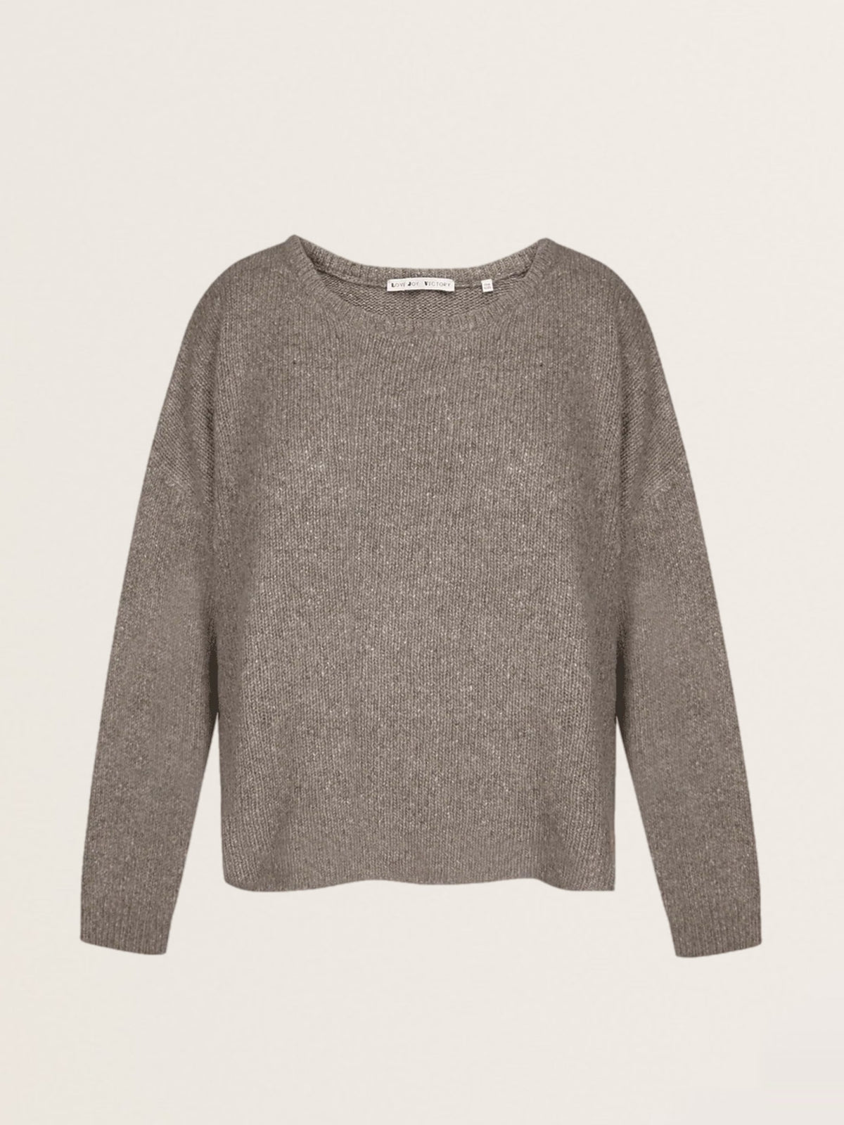 Kaschmir Pullover Amory Einheitsgröße in granito