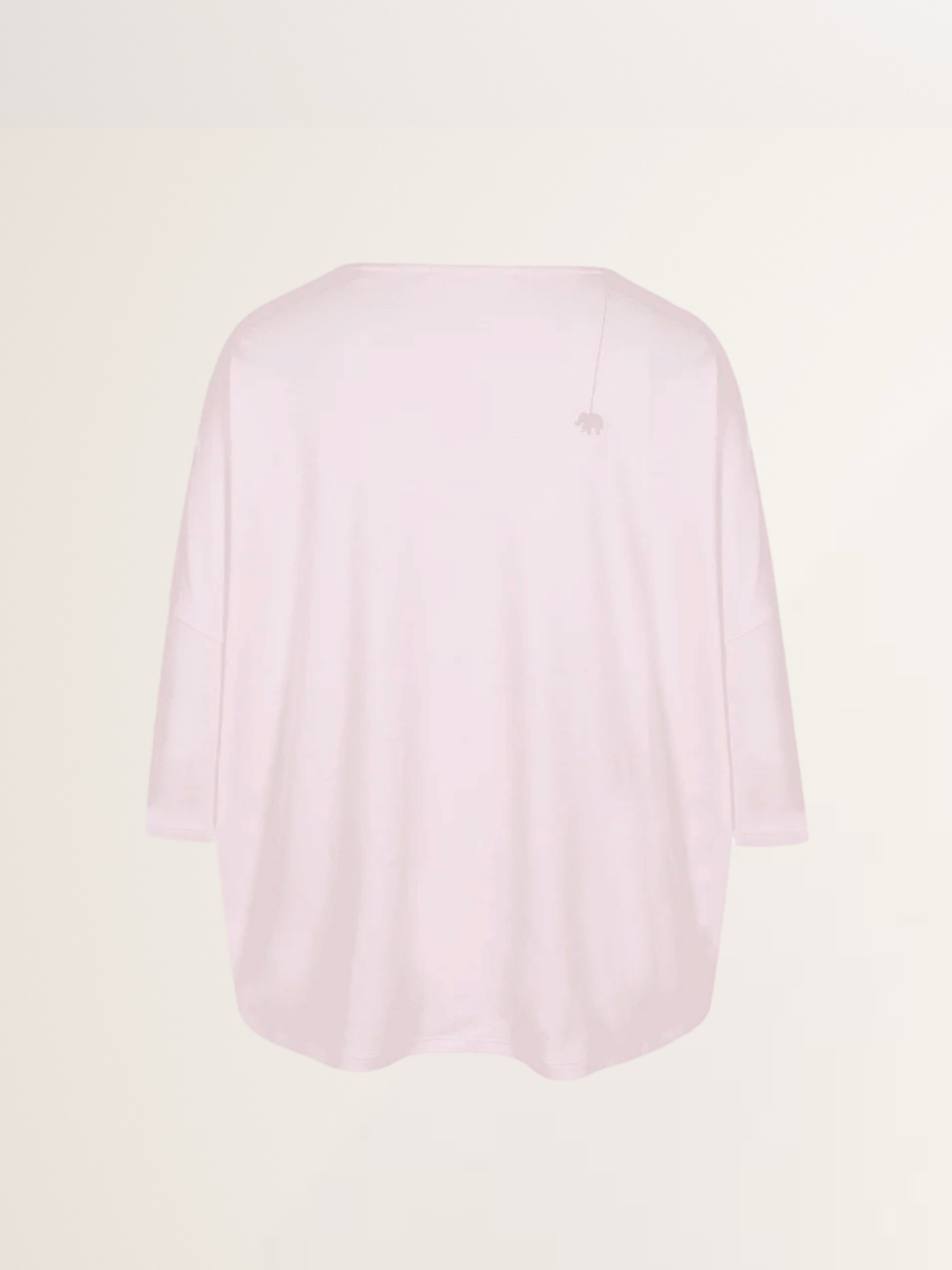 Boxy T-Shirt CHULA mit 3/4 Ärmel in Rosa