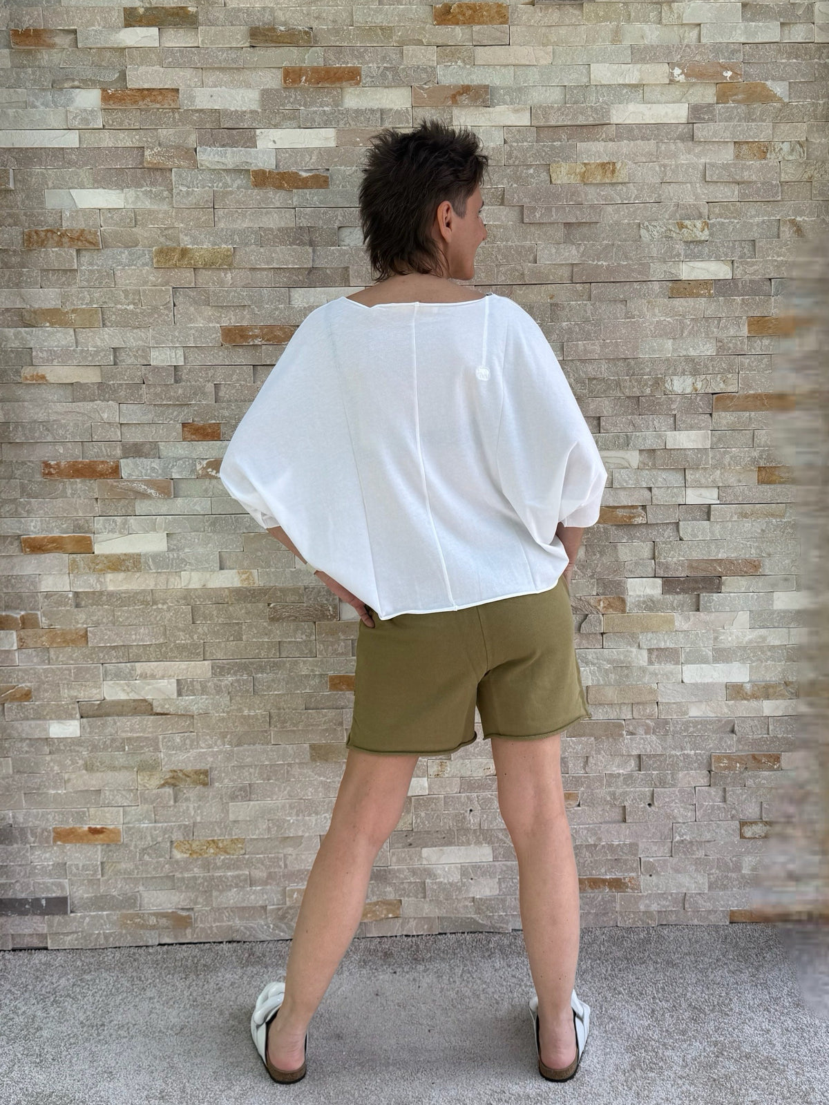 Sweat Short Posie in Matcha Tee